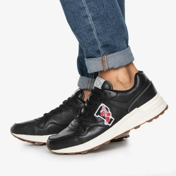 New Polo Ralph Lauren Trackster 100 Leather Sneakers - Picture 2 of 12